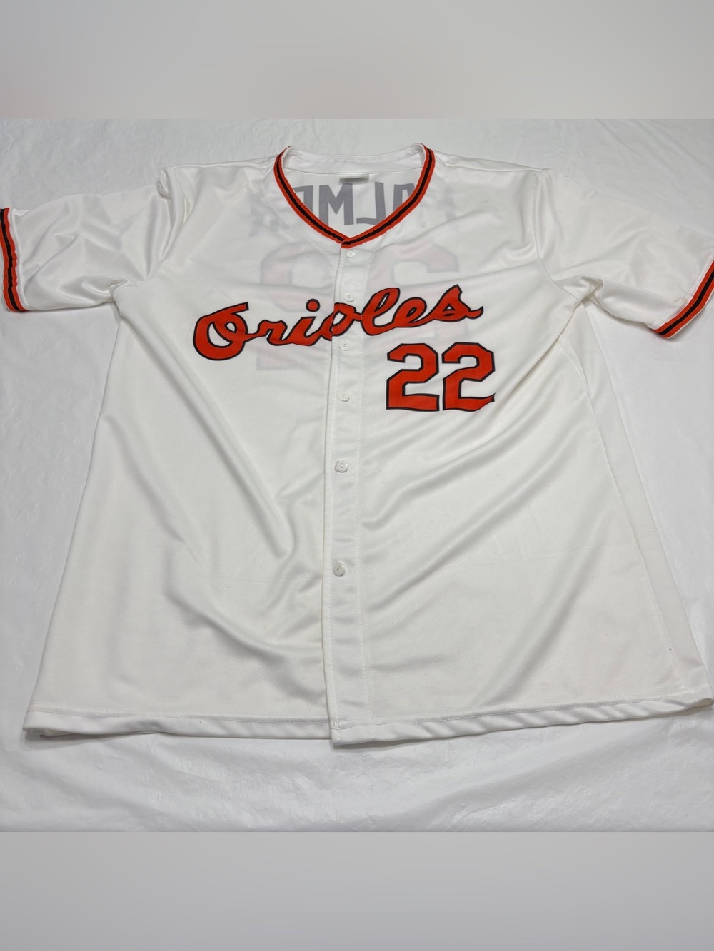 Baltimore Orioles Jersey Mens XL MLB Baseball Jim Palmer #22 White